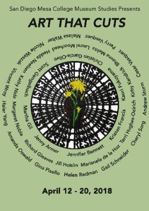 flyer for 'Art that Cuts.'