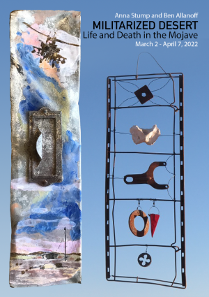 flyer for 'Militarized Desert: Life and Death in the Mojave.'