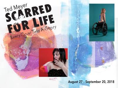 flyer for 'Scarred For Life: Every Scar Tells A Story.'