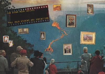 flyer for Fall 2019 Student Pop Up Art Exhibition.