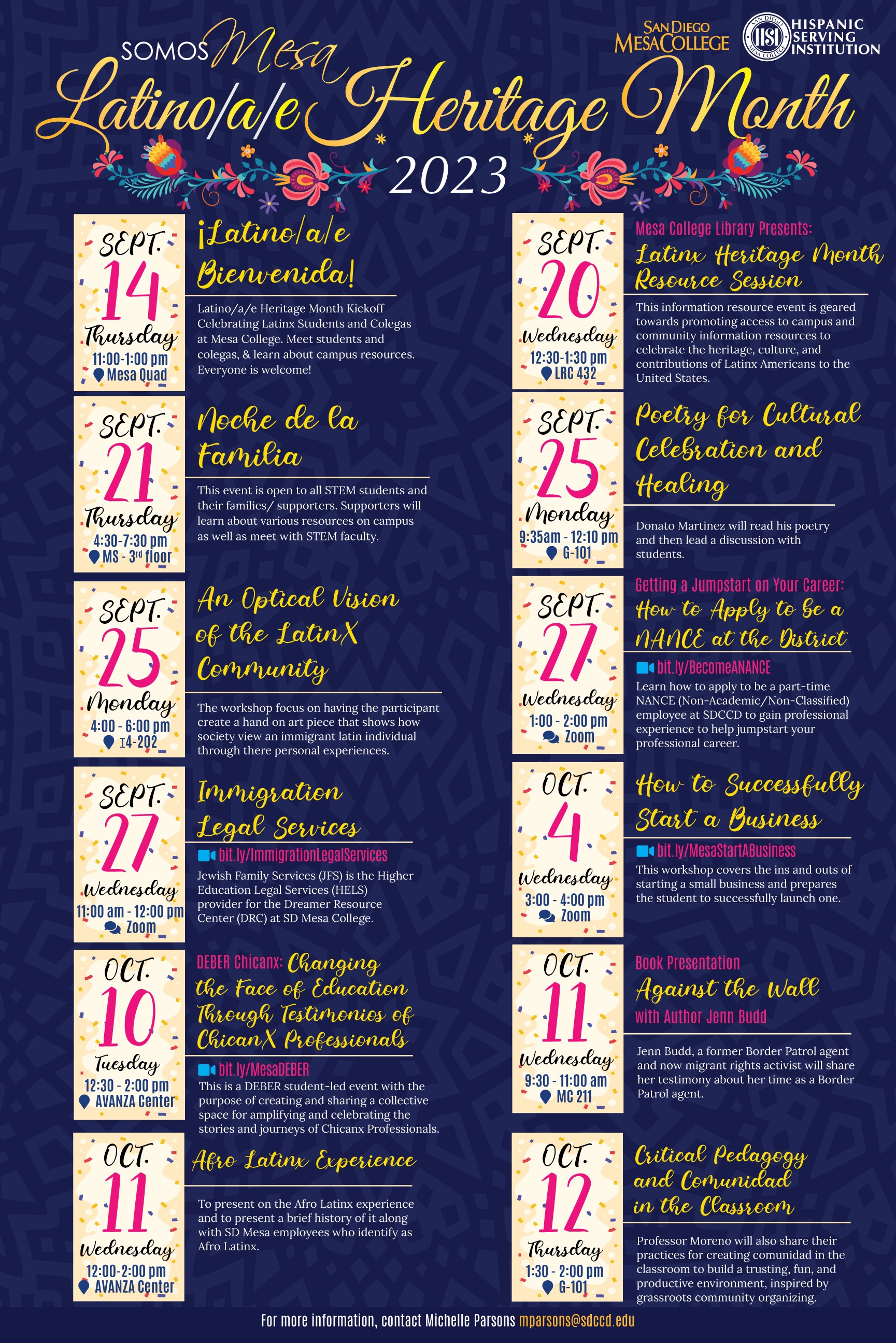latinx heritage month full schedule png