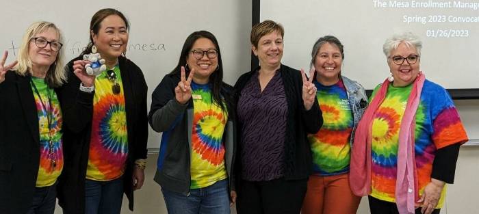 A group photo of the Enrollement Management committee.