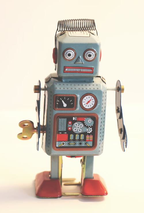 toy robot standing