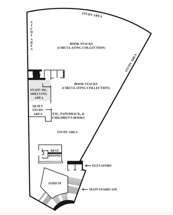 Mesa College Library 3rd Floor
